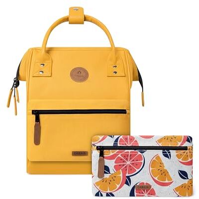 Cabaïa CABAIA Sac à Dos Adventurer Marrakech Small 10L Déperlant Compartiment Ordinateur Portable 10,5" 2 Poches Certifié Vegan Sac Voyage, Affaires, École pour Homme et Femme Jaune Cabaïa CABAIA Sac à Dos Adventurer Marrakech Small 10L Déperlant Compartiment Ordinateur Portable 10,5" 2 Poches Certifié Vegan Sac Voyage, Affaires, École pour Homme et Femme Jaune