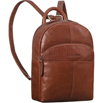 STILORD "Elva" Petit Sac a Dos Femme Elegant Leger en Cuir Véritable Comme Daypack Sacs a Dos Femmes Backpack Spacieux Antivol avec de Nombreux Compartiments Couleur:maraska marron STILORD "Elva" Petit Sac a Dos Femme Elegant Leger en Cuir Véritable Comme Daypack Sacs a Dos Femmes Backpack Spacieux Antivol avec de Nombreux Compartiments Couleur:maraska marron