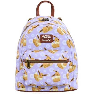 Loungefly Pokemon Eevee All Over Print Mini Backpack, Autres / mixed, Taglia unica Loungefly Pokemon Eevee All Over Print Mini Backpack, Autres / mixed, Taglia unica