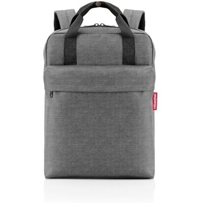 reisenthel Allday Backpack M iso Sac à dos polyvalent pour le travail, le shopping ou les voyages en ville, Twist Silver., Einheitsgröße, sport reisenthel Allday Backpack M iso Sac à dos polyvalent pour le travail, le shopping ou les voyages en ville, Twist Silver., Einheitsgröße, sport