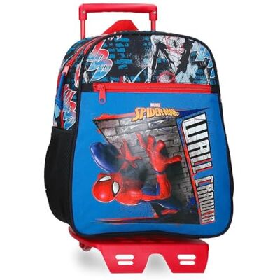 Marvel Joumma Spiderman Wall Crawler Mochila Casual Noir 27x33x11 cm Polyester Marvel Joumma Spiderman Wall Crawler Mochila Casual Noir 27x33x11 cm Polyester