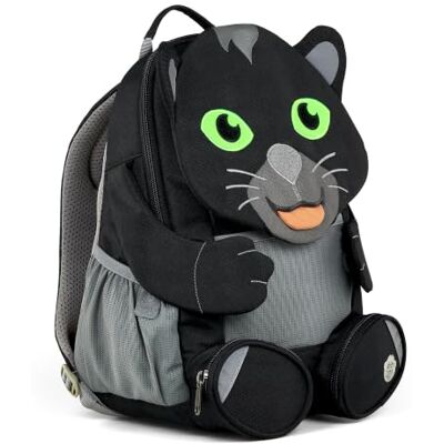 Affenzahn Grand ami Sac à dos de maternelle pour enfants de 3 à 5 ans, fonctionnel, 8 l, Panthère Noir, Einheitsgröße, Rucksack Affenzahn Grand ami Sac à dos de maternelle pour enfants de 3 à 5 ans, fonctionnel, 8 l, Panthère Noir, Einheitsgröße, Rucksack