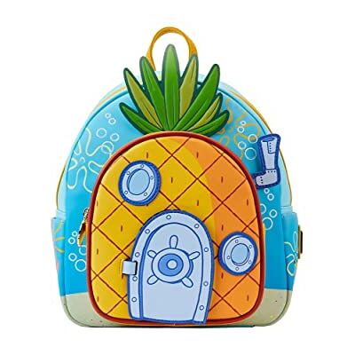 Loungefly : Nickelodeon Spongebob Squarepants Pineapple House Mini Backpack Confidential Loungefly : Nickelodeon Spongebob Squarepants Pineapple House Mini Backpack Confidential