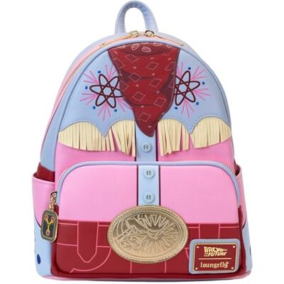 Loungefly Mini sac à dos universel Retour vers le futur 40e anniversaire Loungefly Mini sac à dos universel Retour vers le futur 40e anniversaire