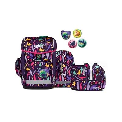 ergobag Cubo Light Set Sac à dos d'écolier ergonomique extra léger Set de 5 pièces 780 g, Ambärzonas Violet, Einheitsgröße, Ensemble cartable ergobag Cubo Light Set Sac à dos d'écolier ergonomique extra léger Set de 5 pièces 780 g, Ambärzonas Violet, Einheitsgröße, Ensemble cartable