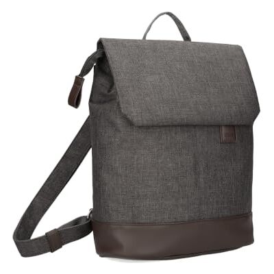 Zwei Olli OR13 Sac à dos pour femme, 7 l, robuste, résistant, imperméable, rembourrage dorsal, compartiment principal avec fermeture éclair, compartiment secret, compartiment pour téléphone portable Zwei Olli OR13 Sac à dos pour femme, 7 l, robuste, résistant, imperméable, rembourrage dorsal, compartiment principal avec fermeture éclair, compartiment secret, compartiment pour téléphone portable