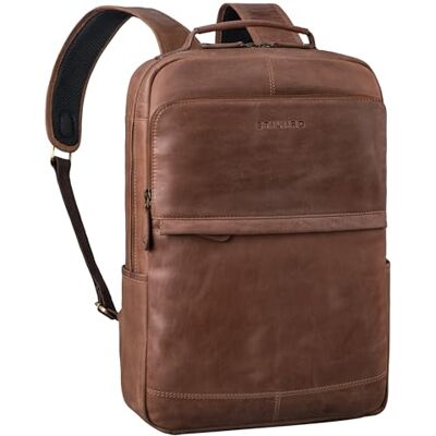 STILORD "Sasha" Sac à Dos Ordi Portable 17 Pouces en Cuir Véritable Sac à Dos Travail Grand et Élégant Sacs Portés Dos pour Femme et Homme Sac Travail Rétro et Antiques Couleur:messina marron STILORD "Sasha" Sac à Dos Ordi Portable 17 Pouces en Cuir Véritable Sac à Dos Travail Grand et Élégant Sacs Portés Dos pour Femme et Homme Sac Travail Rétro et Antiques Couleur:messina marron