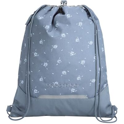 Coocazoo Sac de gym avec poche zippée et cordon de serrage, éléments réfléchissants, boucle de fixation pour sac à dos d'écolier, 10 litres, 3ème classe, Bloomy Daisy Gris clair, Bloomy Daisy Coocazoo Sac de gym avec poche zippée et cordon de serrage, éléments réfléchissants, boucle de fixation pour sac à dos d'écolier, 10 litres, 3ème classe, Bloomy Daisy Gris clair, Bloomy Daisy