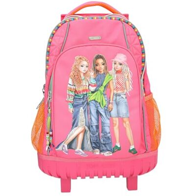 Depesche TOPModel Joy Sac à dos d'écolier à roulettes Rose, rouge, S, Sac à bandoulière Depesche TOPModel Joy Sac à dos d'écolier à roulettes Rose, rouge, S, Sac à bandoulière