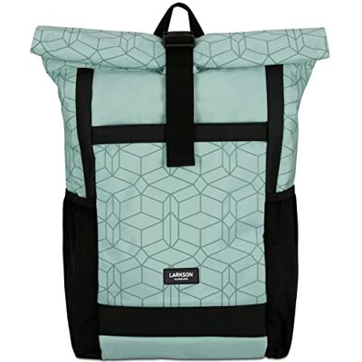 LARKSON Sac à Dos Roll Top Femmes & Hommes No 2 Backpack pour l'École, l'Université Compartiment Ordinateur Portable 16 Pouces Hydrofuge LARKSON Sac à Dos Roll Top Femmes & Hommes No 2 Backpack pour l'École, l'Université Compartiment Ordinateur Portable 16 Pouces Hydrofuge