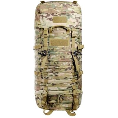 Tasmanian Tiger TT Base Pack 75 Sac à dos modulaire extensible de 75 l à 90 l de volume, sac à dos de trekking ergonomique avec système Molle, multicam, Rucksack Tasmanian Tiger TT Base Pack 75 Sac à dos modulaire extensible de 75 l à 90 l de volume, sac à dos de trekking ergonomique avec système Molle, multicam, Rucksack