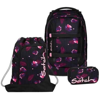 Satch Ensemble sac à dos d'écolier 3 pièces avec trousse et sac de sport Satch Ensemble sac à dos d'écolier 3 pièces avec trousse et sac de sport