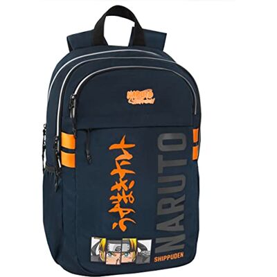 COMIX Anime Sac à dos d'école unisexe pour enfants et adolescents avec bretelles réglables, deux compartiments pour tablette et ordinateur portable avec fermeture éclair, dos et fond thermoformés COMIX Anime Sac à dos d'école unisexe pour enfants et adolescents avec bretelles réglables, deux compartiments pour tablette et ordinateur portable avec fermeture éclair, dos et fond thermoformés