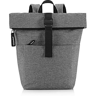 reisenthel Rolltop Sac à dos urbain et élégant, design moderne, spacieux pour les loisirs, le travail et les voyages en ville, couleur : twist silver reisenthel Rolltop Sac à dos urbain et élégant, design moderne, spacieux pour les loisirs, le travail et les voyages en ville, couleur : twist silver