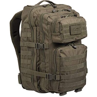Sac à dos militaire camouflage Mil-Tec US Assault 20l Molle Noir - M4336 Sac à dos militaire camouflage Mil-Tec US Assault 20l Molle Noir - M4336