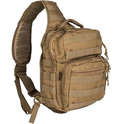 Mil-Tec One Strap Assault Pack • Sling Bag avec système MOLLE • Sac tactique Molle • Sac à dos militaire • Sac à bandoulière compact pour la randonnée, les voyages, la vie quotidienne • Sac à Mil-Tec One Strap Assault Pack • Sling Bag avec système MOLLE • Sac tactique Molle • Sac à dos militaire • Sac à bandoulière compact pour la randonnée, les voyages, la vie quotidienne • Sac à