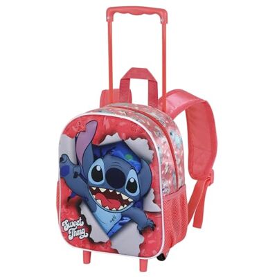 Disney Lilo et Stitch Thing Petit sac à dos à roulettes 3D Rose 26 x 34 cm Capacité 12,5 L, Rosa Thing, Einheitsgröße, Petit sac à dos 3D à roulettes Thing Disney Lilo et Stitch Thing Petit sac à dos à roulettes 3D Rose 26 x 34 cm Capacité 12,5 L, Rosa Thing, Einheitsgröße, Petit sac à dos 3D à roulettes Thing