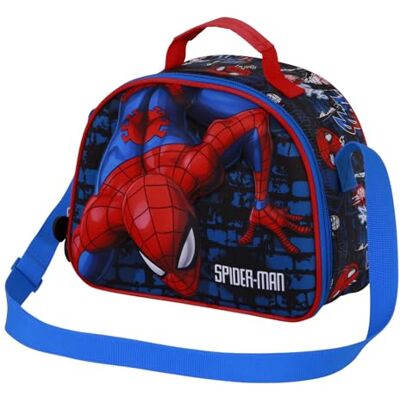Marvel , Sac à goûter 3D unisexe pour enfants, rouge Spiderman, taille unique, Rouge Spiderman, Talla única Marvel , Sac à goûter 3D unisexe pour enfants, rouge Spiderman, taille unique, Rouge Spiderman, Talla única
