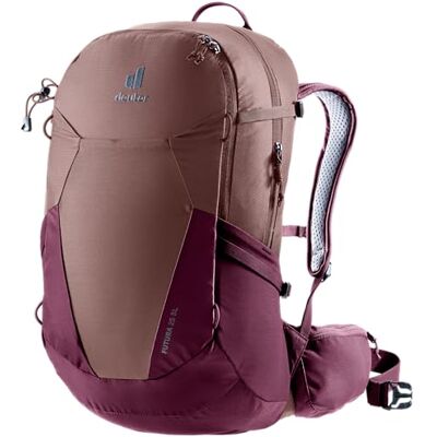 Deuter Futura 25 SL Sac à dos de randonnée pour femme, Ashrose-Cassis, 25 L, Minimalistic Deuter Futura 25 SL Sac à dos de randonnée pour femme, Ashrose-Cassis, 25 L, Minimalistic