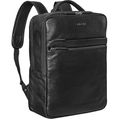 STILORD "Brooklyn" Grand Sac à Dos Vintage Cuir Sac à Dos Ordinateur Portable 15,6 Pouces Sac à Dos Étudiant Sac d'Affaires Sac de Bureau XL en Cuir Véritable Couleur:noir STILORD "Brooklyn" Grand Sac à Dos Vintage Cuir Sac à Dos Ordinateur Portable 15,6 Pouces Sac à Dos Étudiant Sac d'Affaires Sac de Bureau XL en Cuir Véritable Couleur:noir
