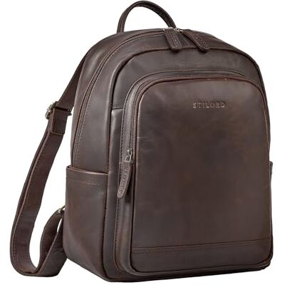 STILORD "Clarissa" Sac à Dos en Cuir Femme Moyen pour Tablette 13" Daypack Ville Élégant Sacs à Dos de Travail et Quotidien Backpack en Cuir Véritable Couleur:zamora marron STILORD "Clarissa" Sac à Dos en Cuir Femme Moyen pour Tablette 13" Daypack Ville Élégant Sacs à Dos de Travail et Quotidien Backpack en Cuir Véritable Couleur:zamora marron