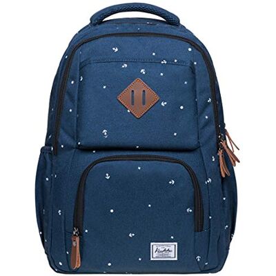 KAUKKO Sac à dos beau et bien pensé avec compartiment pour ordinateur portable 15" pour école, université, 22 l KAUKKO Sac à dos beau et bien pensé avec compartiment pour ordinateur portable 15" pour école, université, 22 l