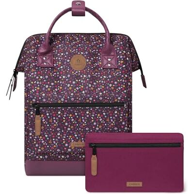 Cabaïa CABAIA Sac à Dos Adventurer Lausanne Medium 18L Déperlant Compartiment Ordinateur Portable 13" 2 Poches Certifié Vegan Sac Voyage, Affaires, École pour Homme et Femme Violet Cabaïa CABAIA Sac à Dos Adventurer Lausanne Medium 18L Déperlant Compartiment Ordinateur Portable 13" 2 Poches Certifié Vegan Sac Voyage, Affaires, École pour Homme et Femme Violet