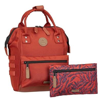 Cabaïa Sac à dos étanche Système MOLLE et design tendance pour homme et femme Nylon robuste Confort rembourré Idéal pour les voyages, l'école, le travail Jaune, orange, Kaikoura (rouge), S Cabaïa Sac à dos étanche Système MOLLE et design tendance pour homme et femme Nylon robuste Confort rembourré Idéal pour les voyages, l'école, le travail Jaune, orange, Kaikoura (rouge), S