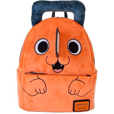 Loungefly Crunchyroll Pochita Mini sac à dos en peluche pour costumade Loungefly Crunchyroll Pochita Mini sac à dos en peluche pour costumade