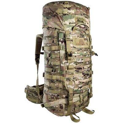 Tasmanian Tiger TT Base Pack 60 FO Sac à dos modulaire extensible de 60 l à 75 l avec grande ouverture avant ; sac à dos de trekking ergonomique avec système Molle, multicam Tasmanian Tiger TT Base Pack 60 FO Sac à dos modulaire extensible de 60 l à 75 l avec grande ouverture avant ; sac à dos de trekking ergonomique avec système Molle, multicam