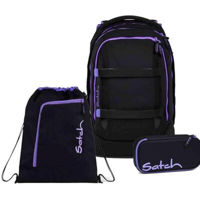 Satch Ensemble sac à dos d'écolier 3 pièces avec trousse et sac de sport Satch Ensemble sac à dos d'écolier 3 pièces avec trousse et sac de sport