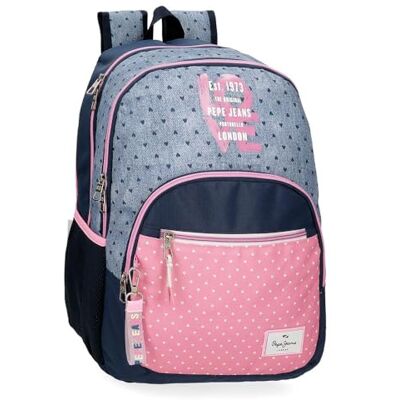 Pepe Jeans Noni Denim Sac à dos double compartiment multicolore 32 x 44 x 22 cm Polyester 25,81 L by Joumma Bags, multicolore, Sac à dos double compartiment Pepe Jeans Noni Denim Sac à dos double compartiment multicolore 32 x 44 x 22 cm Polyester 25,81 L by Joumma Bags, multicolore, Sac à dos double compartiment