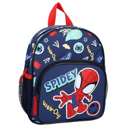 Vadobag Sac à dos Spidey Web-Out ! 29 x 23 x 10 cm, bleu, 29x23x10 cm Vadobag Sac à dos Spidey Web-Out ! 29 x 23 x 10 cm, bleu, 29x23x10 cm