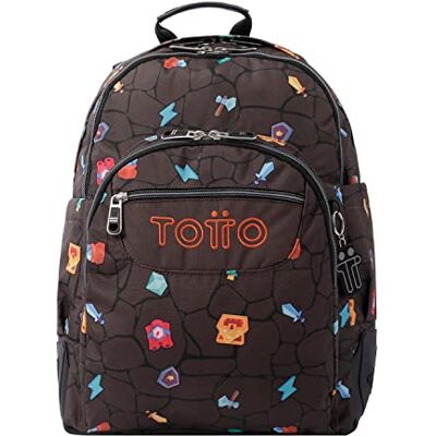 Totto Sac à dos Crayols Sac à dos Jeunesse unisexe Totto Sac à dos Crayols Sac à dos Jeunesse unisexe
