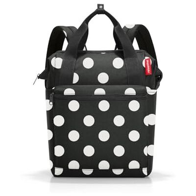 reisenthel Allrounder R Dots White Sac à dos et sac de transport en un Avec languette pour trolleys de voyage reisenthel Allrounder R Dots White Sac à dos et sac de transport en un Avec languette pour trolleys de voyage
