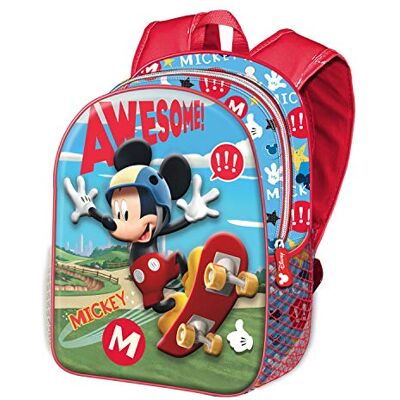KARACTERMANIA 37445 Mickey Mouse Skater Sac à dos 3D Petit KARACTERMANIA 37445 Mickey Mouse Skater Sac à dos 3D Petit
