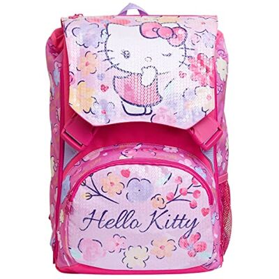 HELLO KITTY Fleurs Délicates Sac à Dos Extensible - Sac à dos HELLO KITTY Fleurs Délicates Sac à Dos Extensible - Sac à dos