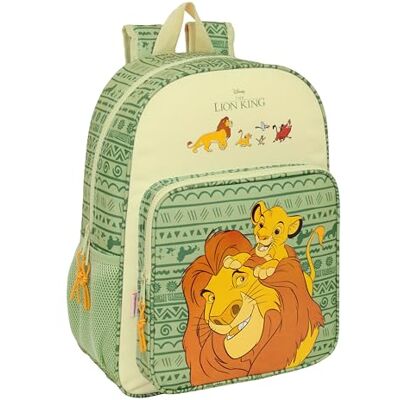 safta MUFASA Sac à dos scolaire pour enfant, adaptable au chariot, idéal pour les enfants d'âge scolaire, confortable et polyvalent, qualité et résistance, 33 x 14 x 42 cm, couleur vert/beige, safta MUFASA Sac à dos scolaire pour enfant, adaptable au chariot, idéal pour les enfants d'âge scolaire, confortable et polyvalent, qualité et résistance, 33 x 14 x 42 cm, couleur vert/beige,