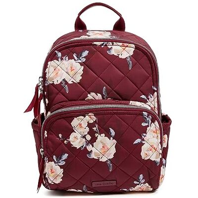 Vera Bradley Women's, Performance Twill Small Backpack, Blooms and Branches, One Size Vera Bradley Women's, Performance Twill Small Backpack, Blooms and Branches, One Size