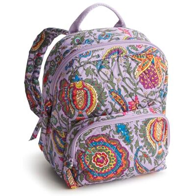 Vera Bradley Women's Premium Cotton Mini Banbury Backpack, Marrakesh, One Size Vera Bradley Women's Premium Cotton Mini Banbury Backpack, Marrakesh, One Size