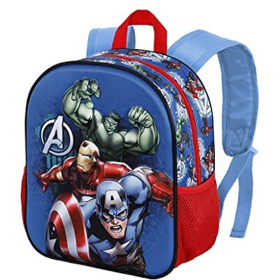 KARACTERMANIA Avengers Energy-Sac à dos 3D Petit, Bleu, Bleu, Taille unique, Sac à dos 3D Petit Energy KARACTERMANIA Avengers Energy-Sac à dos 3D Petit, Bleu, Bleu, Taille unique, Sac à dos 3D Petit Energy