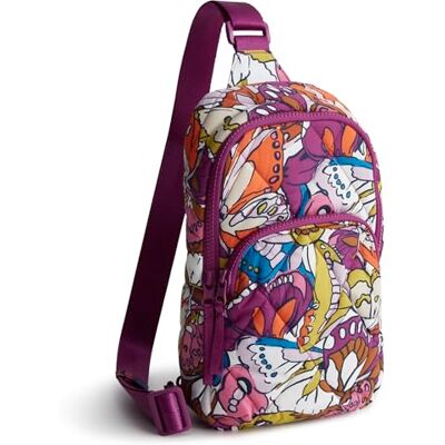 Vera Bradley Lorman Sling Sac à dos léger pour femme, Flottant, Taille unique, Sac à dos Lorman Sling léger comme une plume Vera Bradley Lorman Sling Sac à dos léger pour femme, Flottant, Taille unique, Sac à dos Lorman Sling léger comme une plume