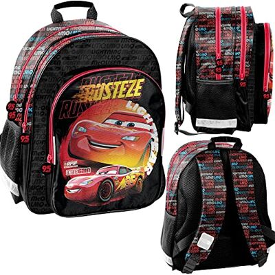 PASO Cars Sac à dos d'école Mixte enfant, Multicolore, 38 x 29 x 16 cm, Créateur PASO Cars Sac à dos d'école Mixte enfant, Multicolore, 38 x 29 x 16 cm, Créateur