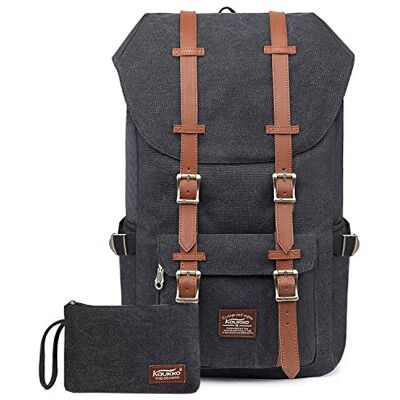 KAUKKO Sac à dos étudiant 17 pouces pour ordinateur portable 15" Sac à dos Schüler Bag Wandern Casual Daypacks 47 cm 22,4 litres Noir (Cschwarz 2 pièces), Noir (Cschwarz 2 pièces), 47 centimeters, Sac KAUKKO Sac à dos étudiant 17 pouces pour ordinateur portable 15" Sac à dos Schüler Bag Wandern Casual Daypacks 47 cm 22,4 litres Noir (Cschwarz 2 pièces), Noir (Cschwarz 2 pièces), 47 centimeters, Sac