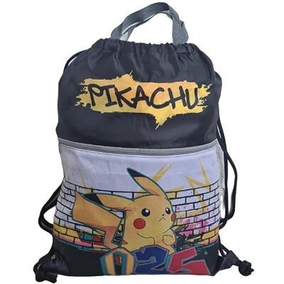 Pokémon Sac de sport pour enfant, sac à dos maternelle, salle de sport, piscine, voyage, sac à chaussures Pokémon Sac de sport pour enfant, sac à dos maternelle, salle de sport, piscine, voyage, sac à chaussures