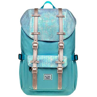 KAUKKO Sac à Dos Loisir Compartiment pour 12" Ordinateur Portable 14 litres Bleu Verte KAUKKO Sac à Dos Loisir Compartiment pour 12" Ordinateur Portable 14 litres Bleu Verte