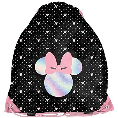 PASO Sac à dos d'écolier Minnie unisexe, Noir, 38 x 34 cm, Créateur PASO Sac à dos d'écolier Minnie unisexe, Noir, 38 x 34 cm, Créateur
