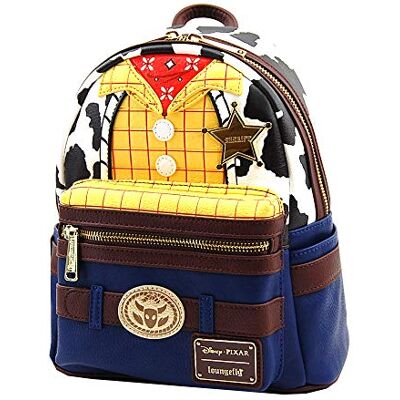 Loungefly x Disney Pixar Toy Story 4 Woody Mini sac à dos en cuir synthétique Loungefly x Disney Pixar Toy Story 4 Woody Mini sac à dos en cuir synthétique