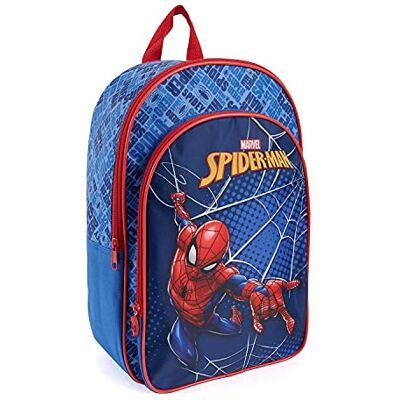 PERLETTI Spiderman Sac à Dos pour Enfant avec Poche Avant Cartable Garçon École Maternelle Primaire Spider Man Homme Araignée Sac de Voyage Rouge et Bleu Léger Spider-Man 36x25x12 cm PERLETTI Spiderman Sac à Dos pour Enfant avec Poche Avant Cartable Garçon École Maternelle Primaire Spider Man Homme Araignée Sac de Voyage Rouge et Bleu Léger Spider-Man 36x25x12 cm