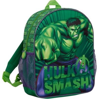 Marvel Sac à dos 3D pour garçon Motif Hulk Avengers Marvel Sac à dos 3D pour garçon Motif Hulk Avengers
